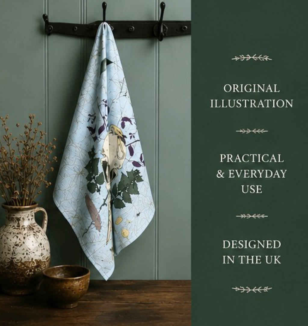 Avian Specimen tea towel