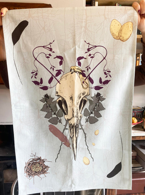 Avian Specimen tea towel